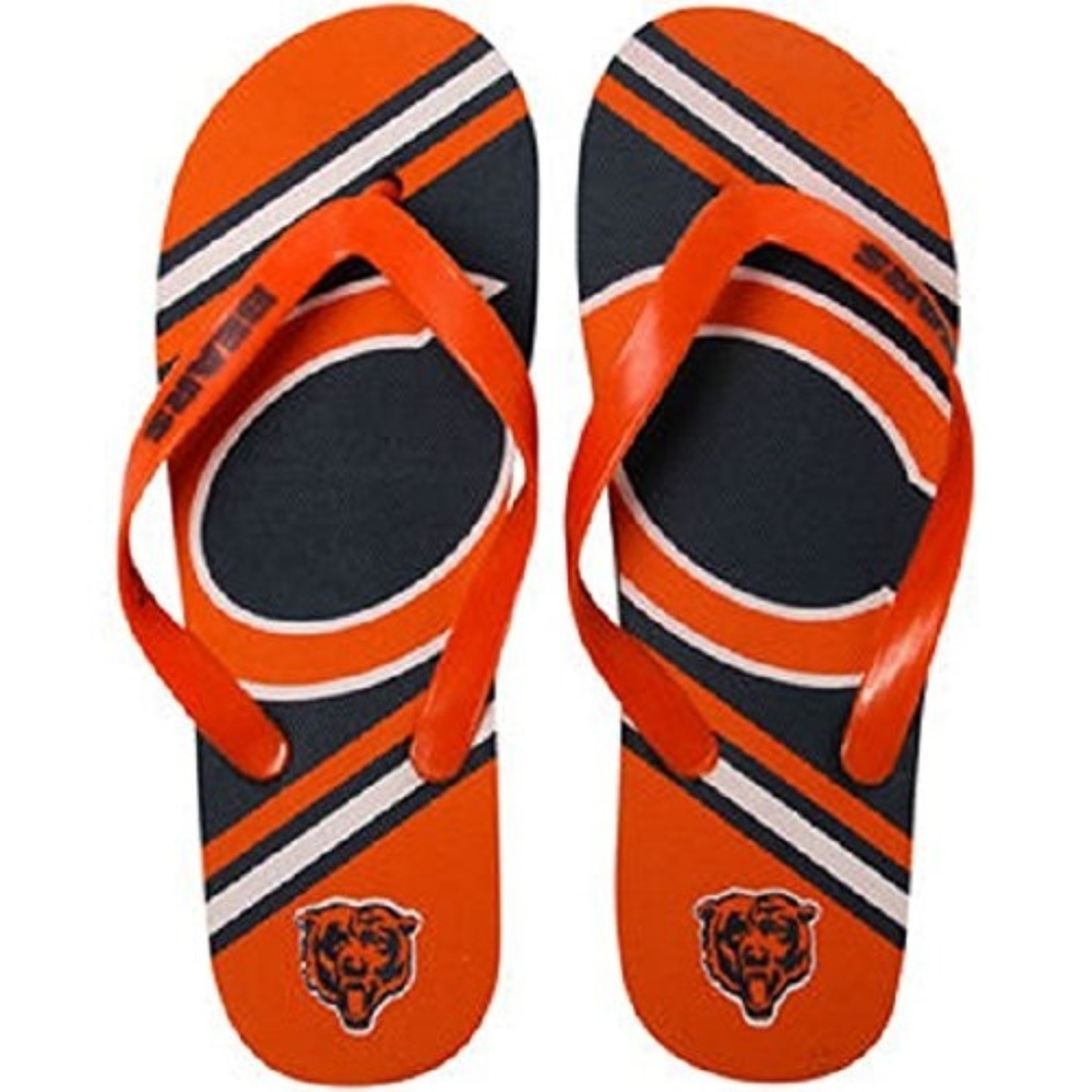 NFL Chicago Bears Women's Rubber Flip Flops